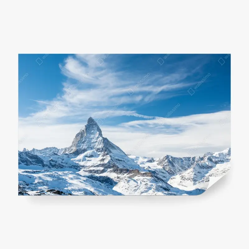 Fototapete majestätischer alpiner gipfel in den Alpen
