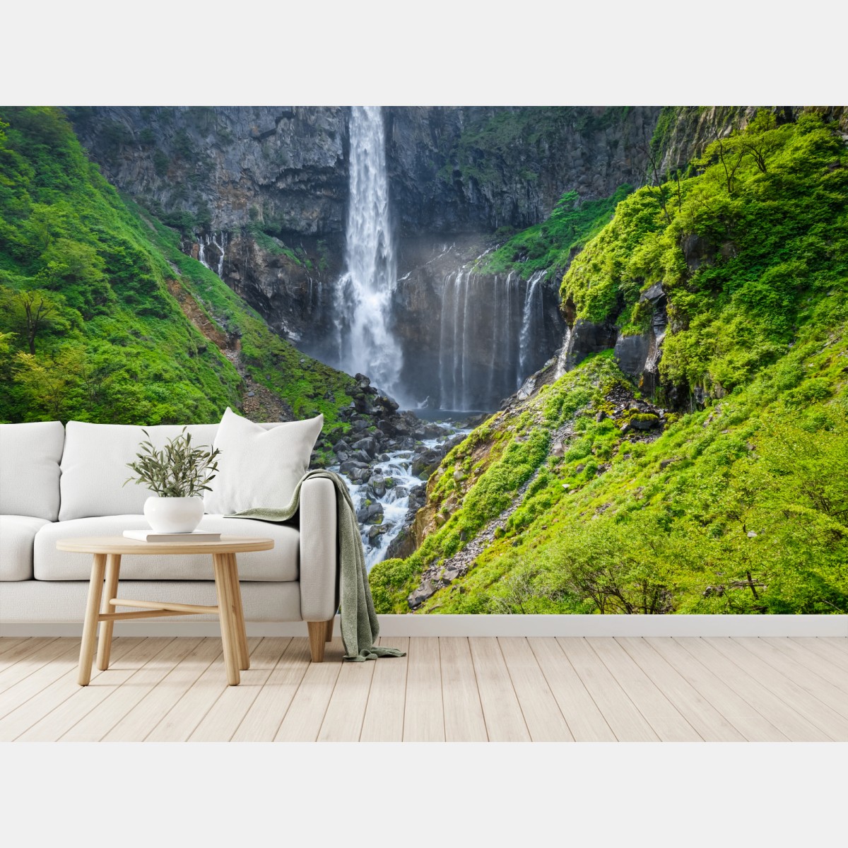 Fototapete Kegon wasserfall Nikko landschaft – Pixers®