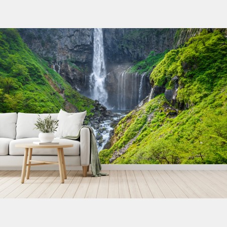 Fototapete Kegon wasserfall Nikko landschaft – Pixers®