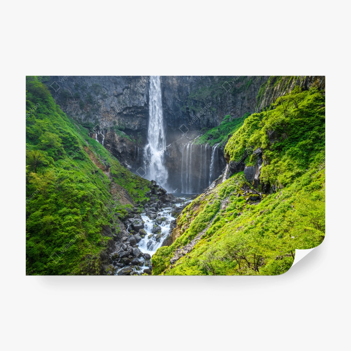 Fototapete Kegon wasserfall Nikko landschaft – Pixers®