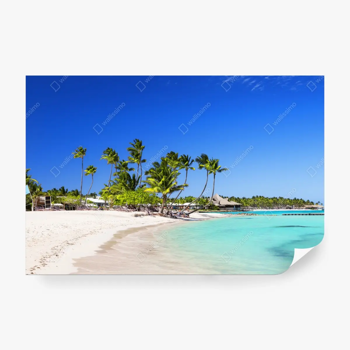 Fototapete tropischer strand in Cap Cana – Pixers®