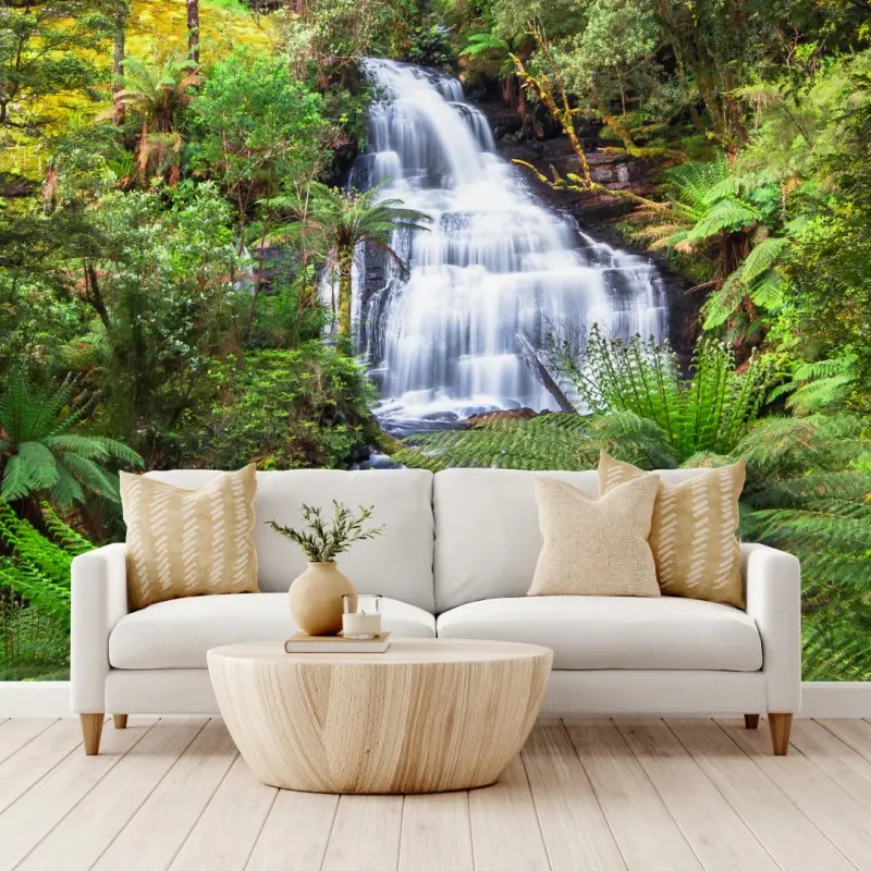 Fototapete Triplet Falls wasserfall im Great Otway National Park