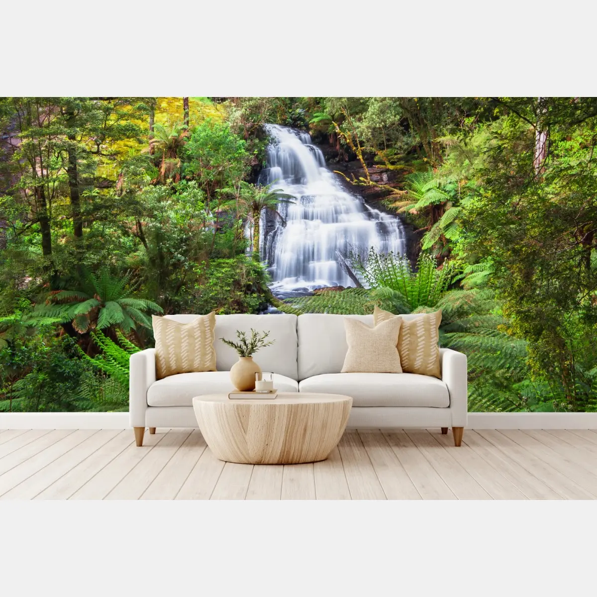 Fototapete Triplet Falls wasserfall im Great Otway National Park – Pixers®