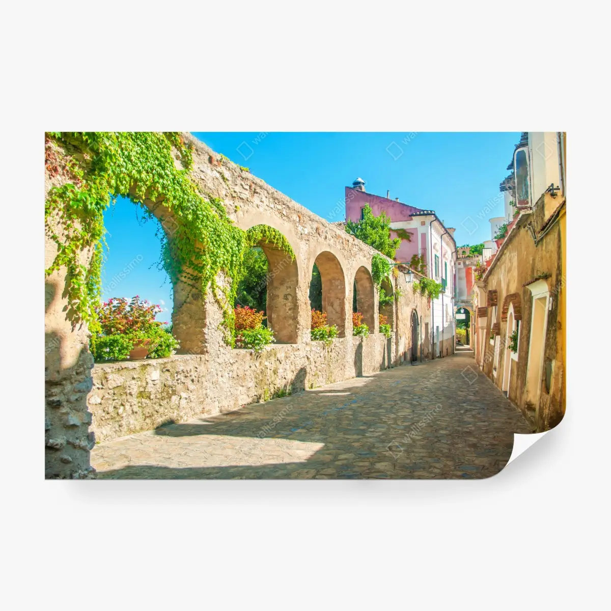 Fototapete sonnige bögen in Ravello – Pixers®