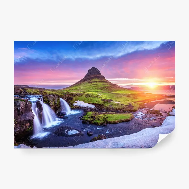 Fototapete Kirkjufell bei sonnenaufgang