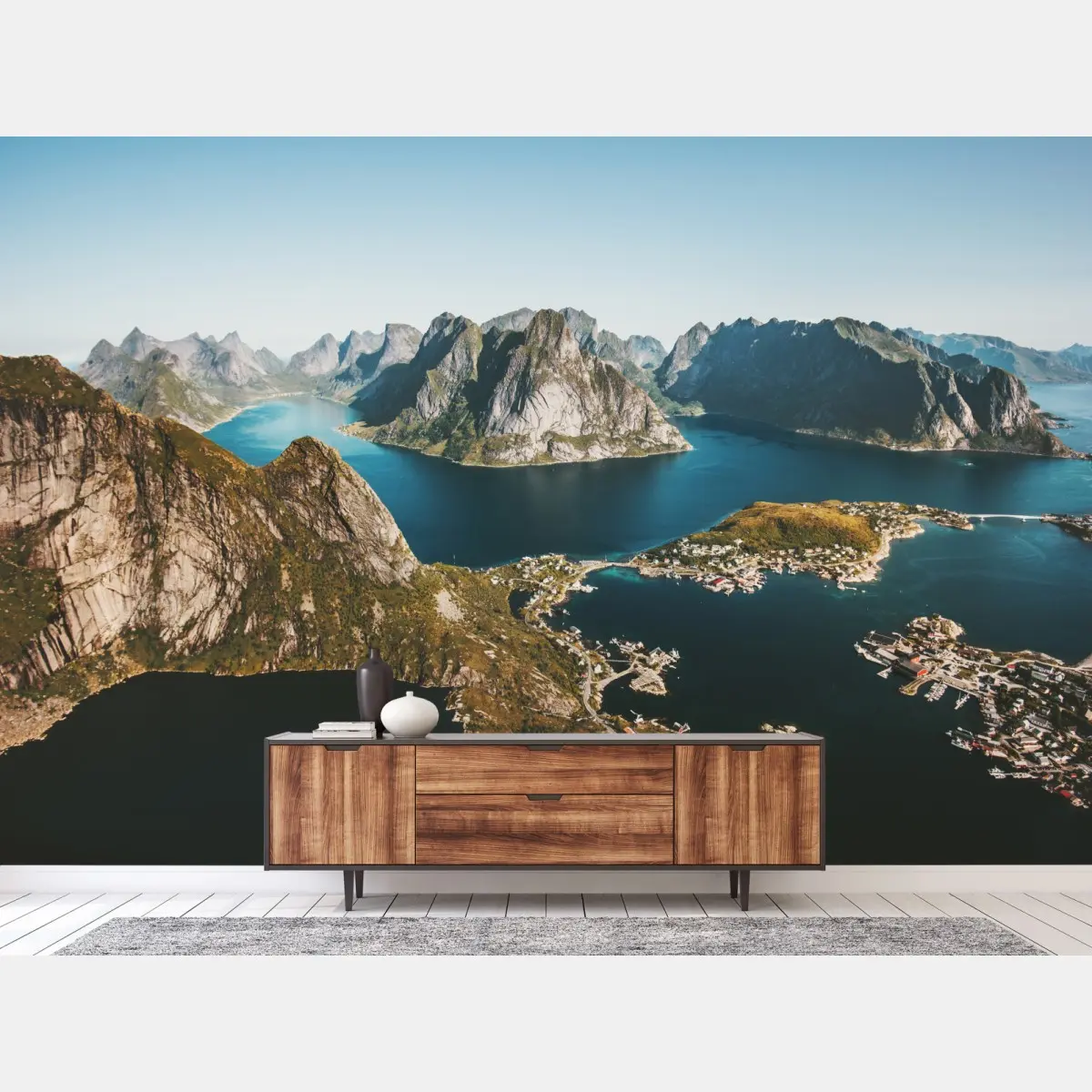 Fototapete majestätische fjordlandschaft – Pixers®