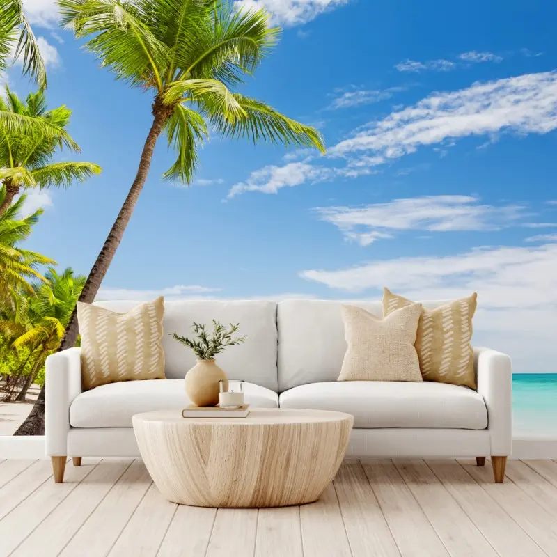 Fototapete palmenstrand in Punta Cana