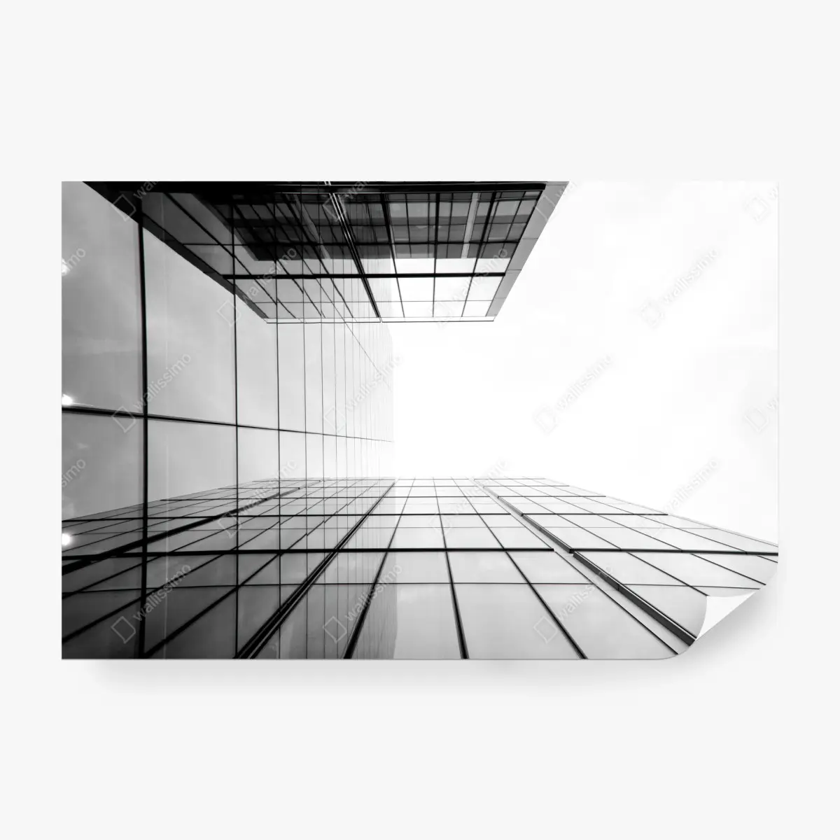 Fototapete minimalistische glasfassade perspektive – Pixers®