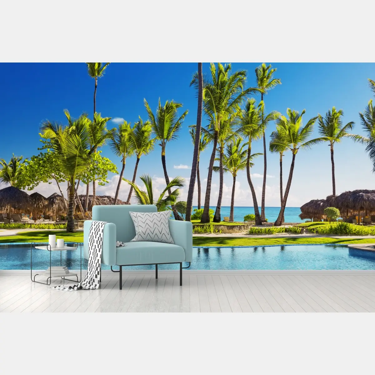 Fototapete tropisches strandparadies in Punta Cana – Pixers®