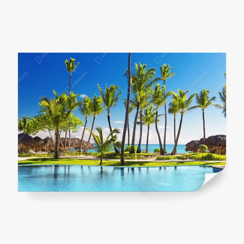 Fototapete tropisches strandparadies in Punta Cana