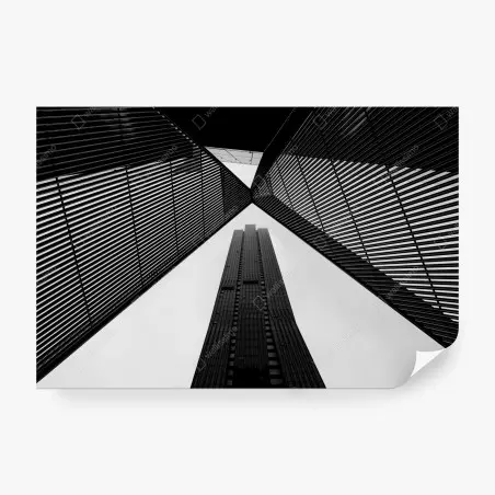 Fototapete Melbourne architektur in monochrom – Pixers®