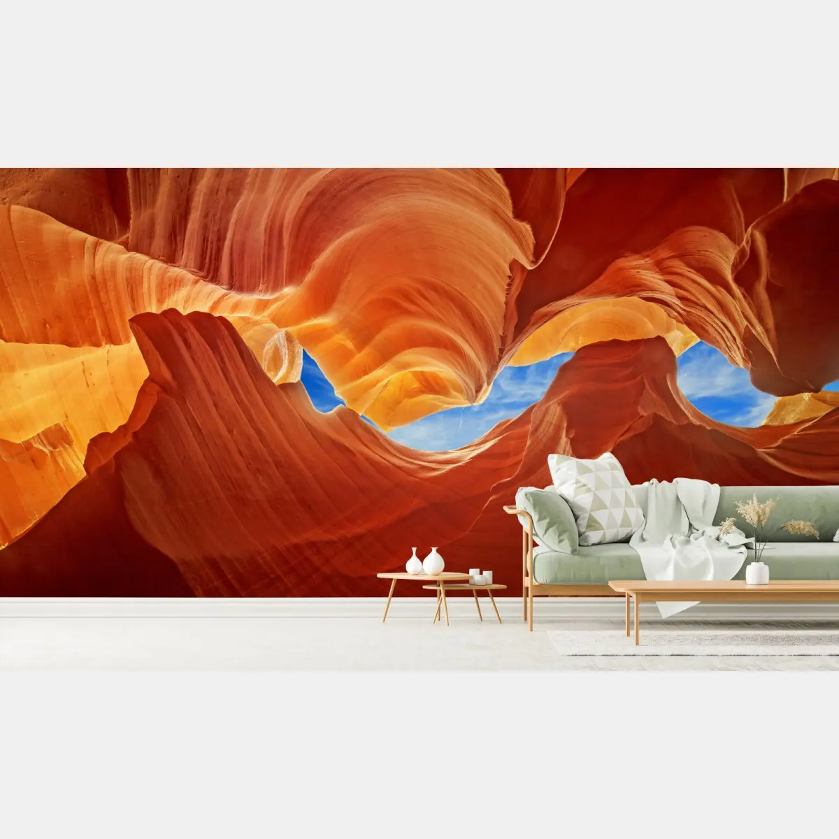 Fototapete Antelope Canyon geschwungene sandsteinformationen – Pixers®