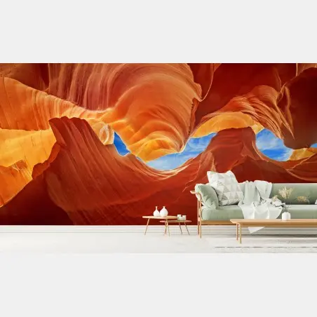 Fototapete Antelope Canyon geschwungene sandsteinformationen – Pixers®