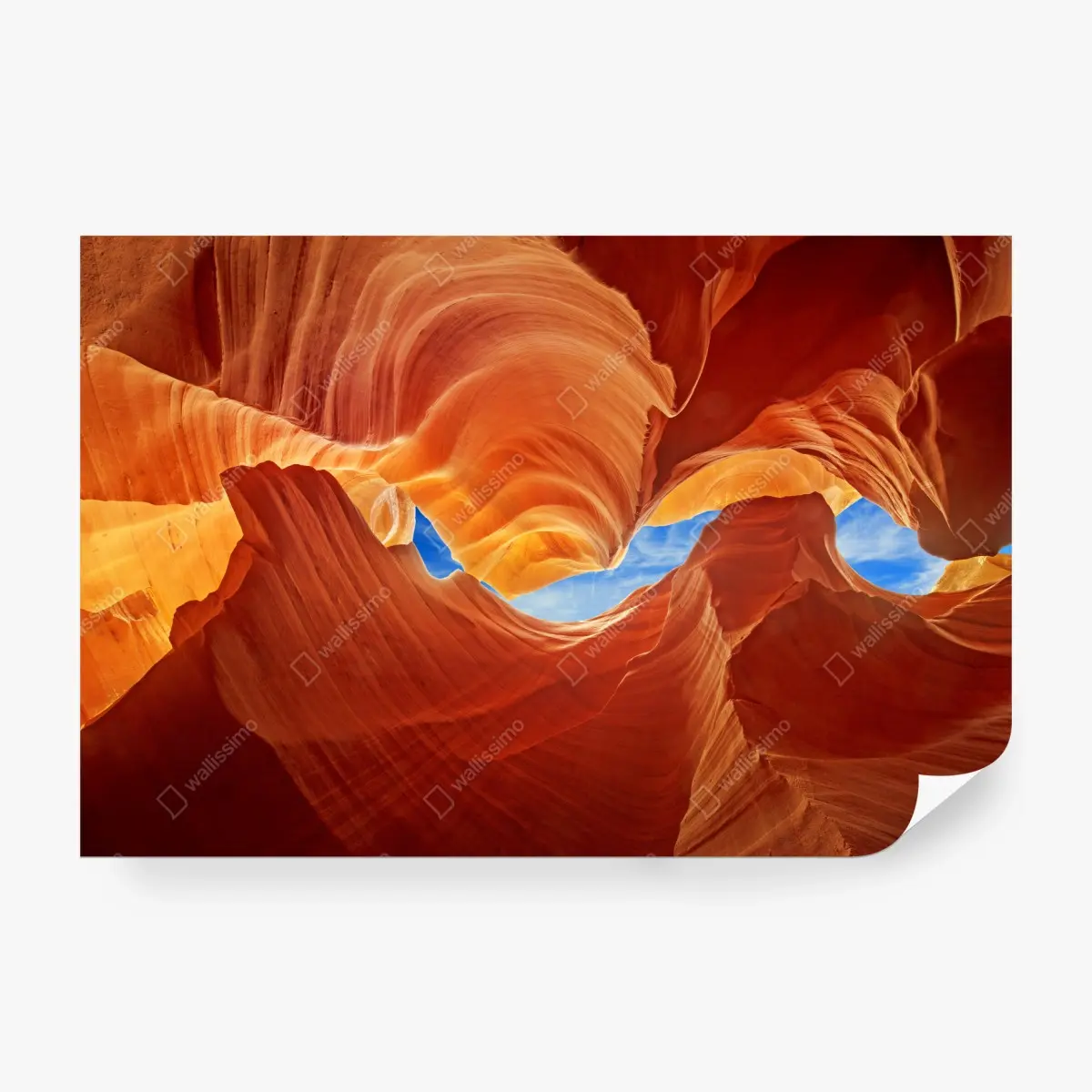 Fototapete Antelope Canyon geschwungene sandsteinformationen – Pixers®