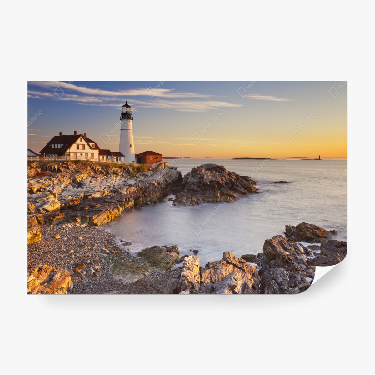 Fototapete Portland Head leuchtturm bei sonnenaufgang – Pixers®