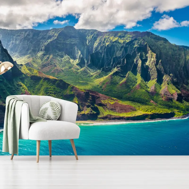 Fototapete majestätische küstenlandschaft Hawaii