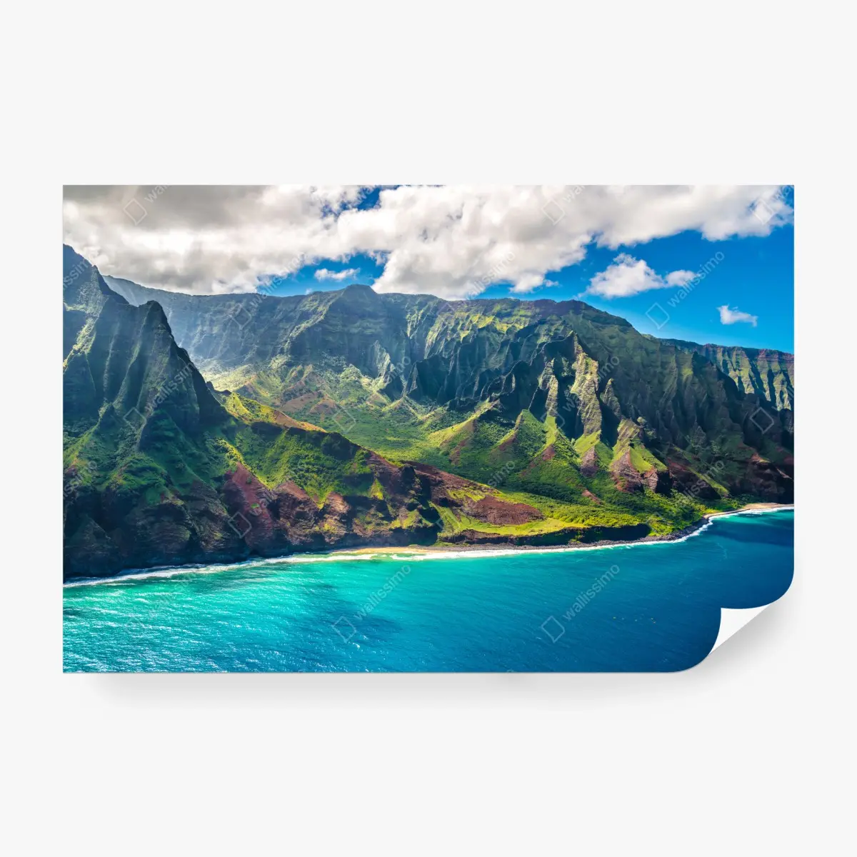 Fototapete majestätische küstenlandschaft Hawaii – Pixers®