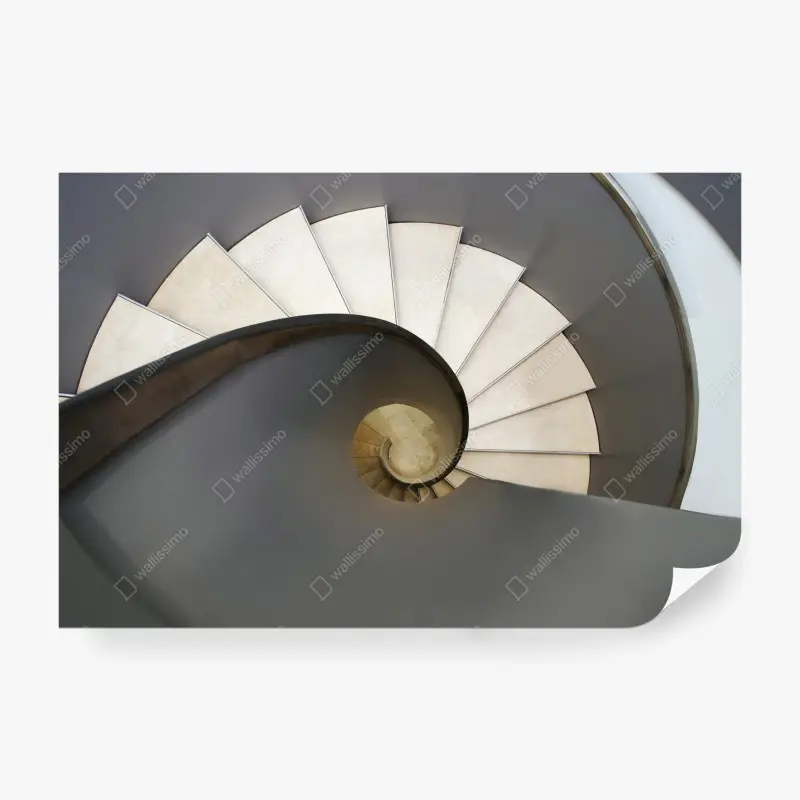 Fototapete spiraltreppe abstrakte komposition