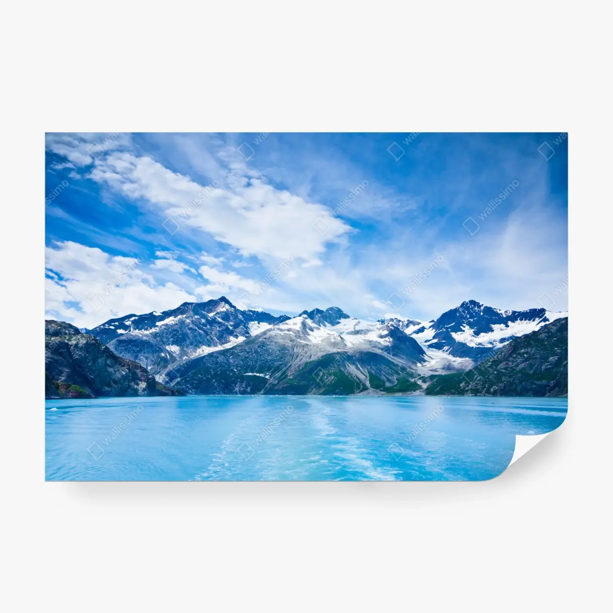Fototapete schneebedeckte gipfel in Glacier Bay, Alaska – Pixers®