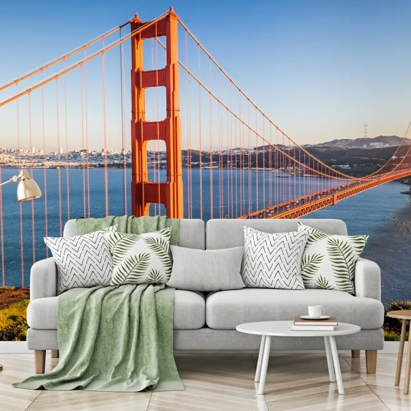 Fototapete panoramablick auf die Golden Gate Bridge