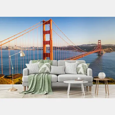 Fototapete panoramablick auf die Golden Gate Bridge – Pixers®