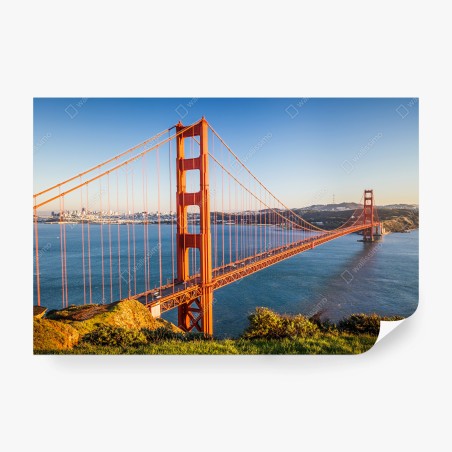 Fototapete panoramablick auf die Golden Gate Bridge – Pixers®