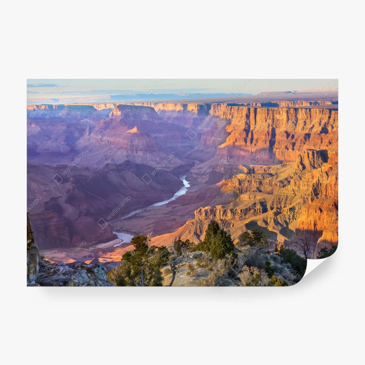 Fototapete Grand Canyon bei dämmerung panorama – Pixers®