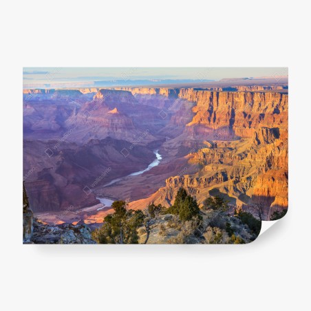 Fototapete Grand Canyon bei dämmerung panorama – Pixers®