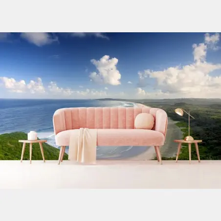 Fototapete panorama der küste von Byron Bay – Pixers®