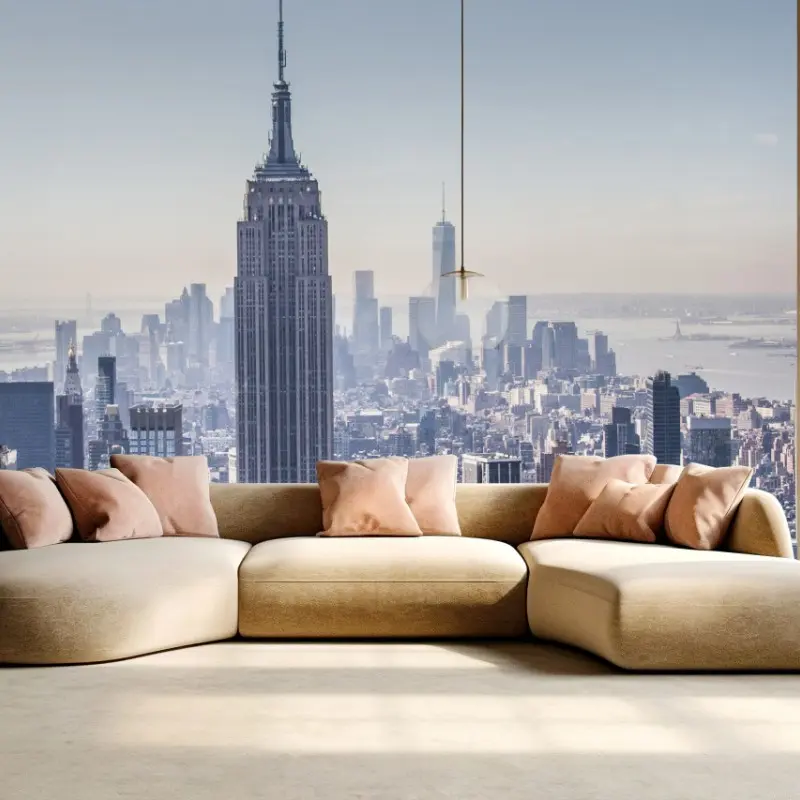 Fototapete New York skyline mit Empire State Building