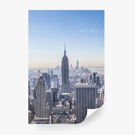 Fototapete New York skyline mit Empire State Building – Pixers®