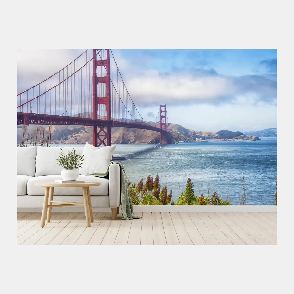 Fototapete Golden Gate über der Bucht von San Francisco – Pixers®