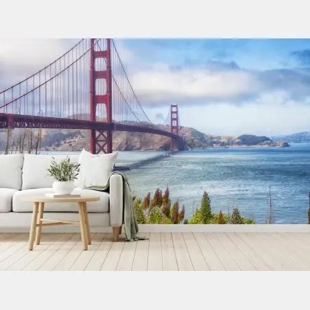 Fototapete Golden Gate über der Bucht von San Francisco – Pixers®