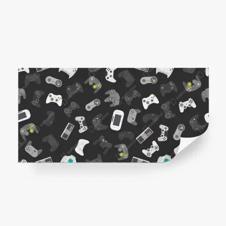Fototapete retro controller muster – Pixers®