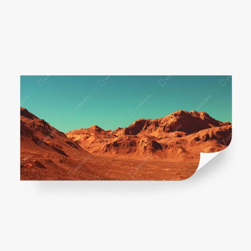 Fototapete marslandschaft — planetarische szene