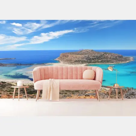 Fototapete lagune Balos türkislandschaft, Kreta – Pixers®