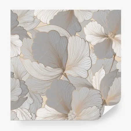 Fototapete zartes pastell blumenmuster – Pixers®