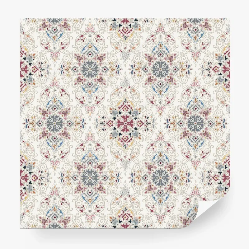 Fototapete ornamentales vintage-damastmuster