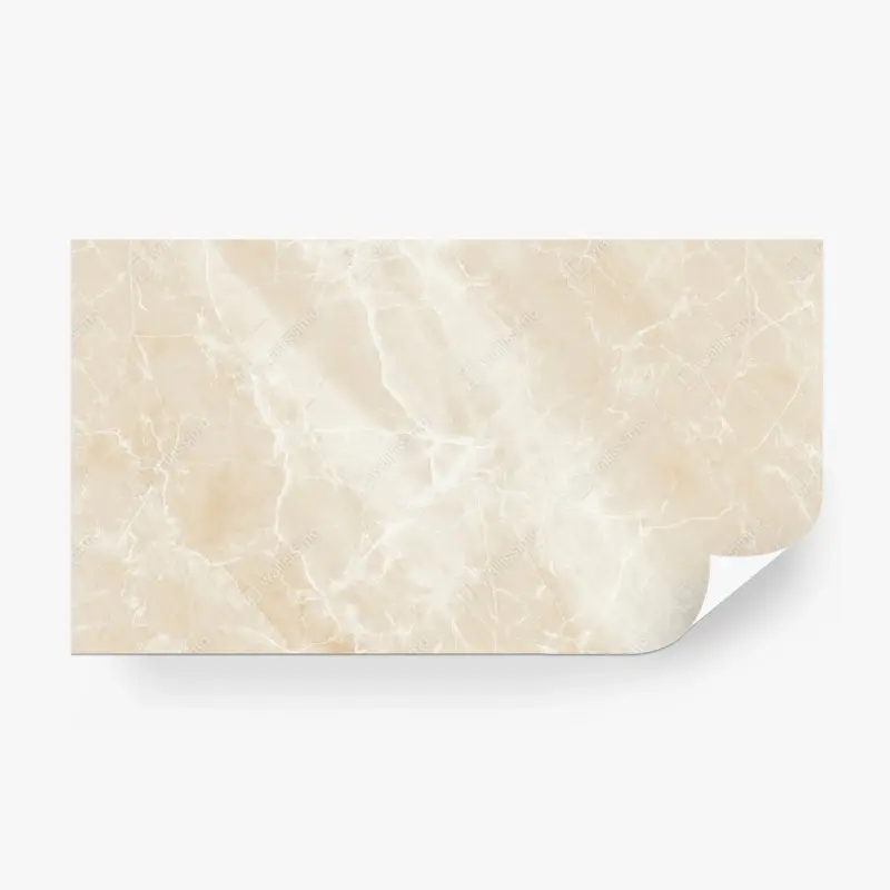 Fototapete beige marmorstruktur mit weißen adern