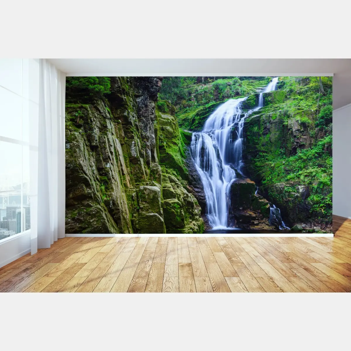 Fototapete wasserfall Kamienczyk im Riesengebirge – Pixers®