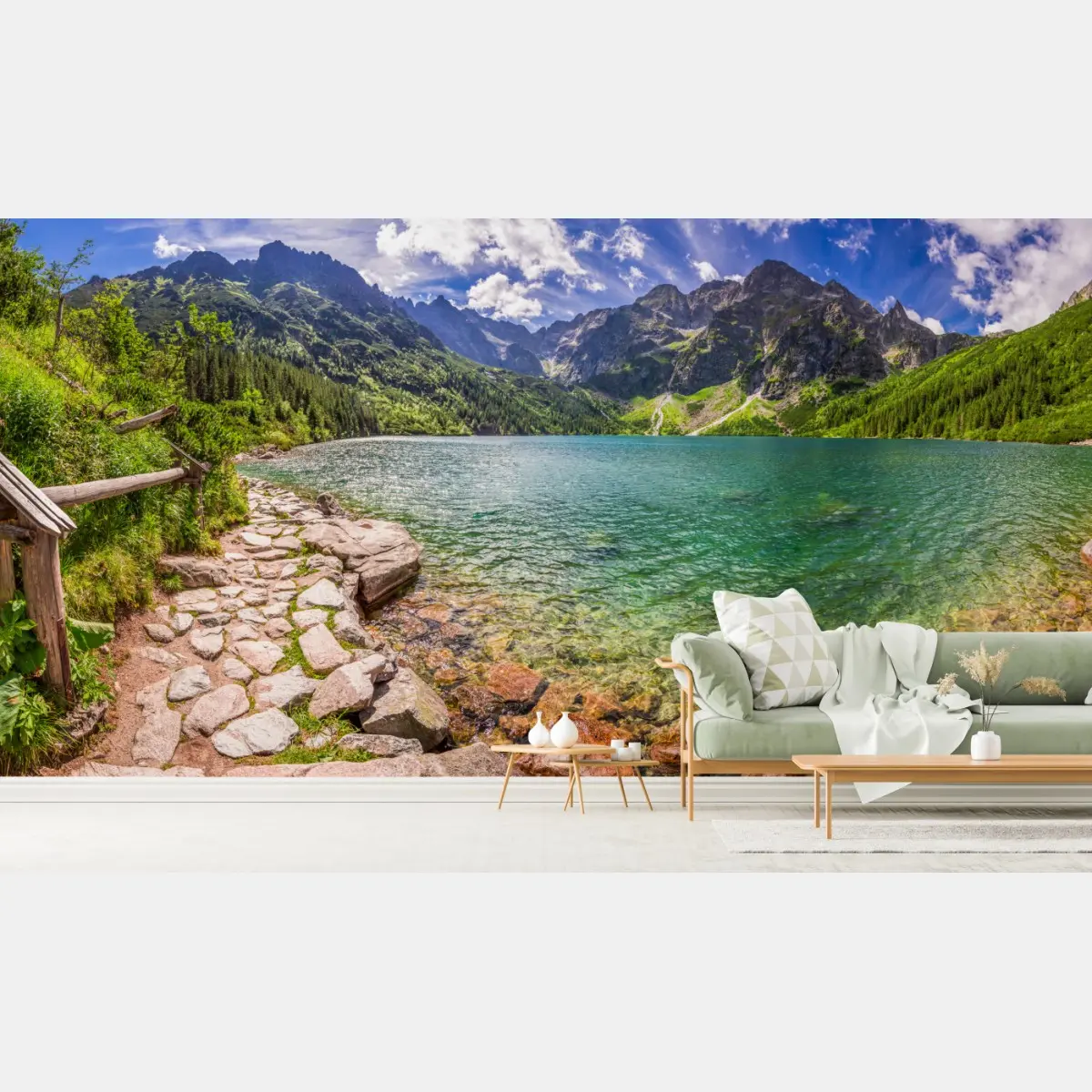 Fototapete panorama Morskie Oko, Tatra – Pixers®