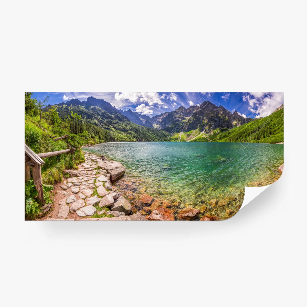Fototapete panorama Morskie Oko, Tatra – Pixers®
