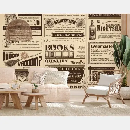 Fototapete collage alter magischer anzeigen – Pixers®
