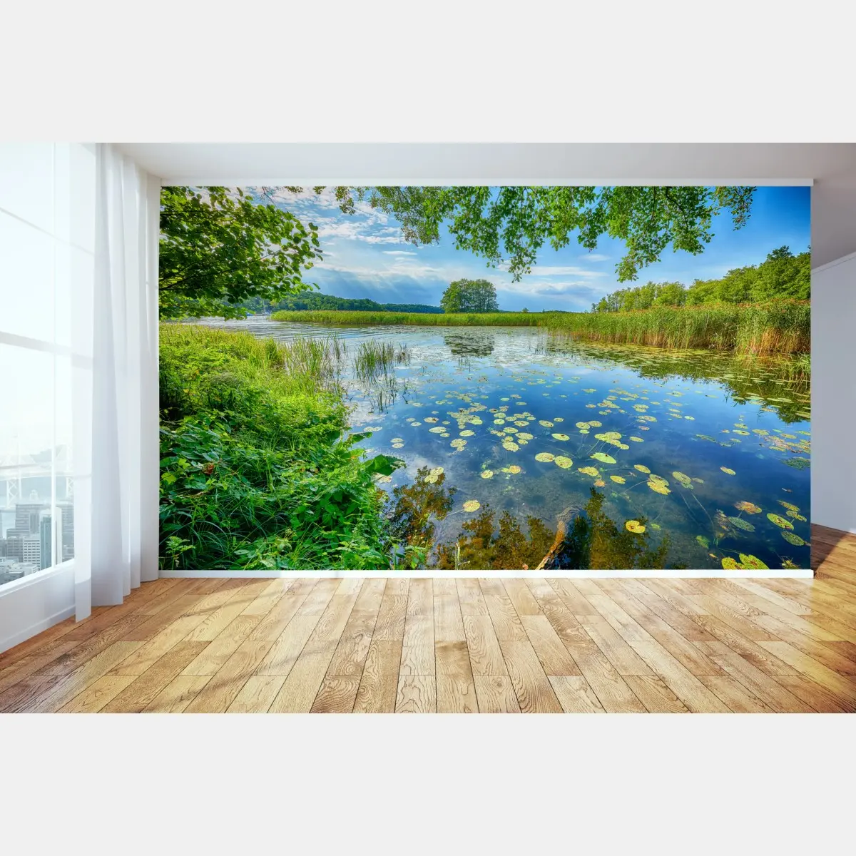 Fototapete sommer am Masurensee – Pixers®