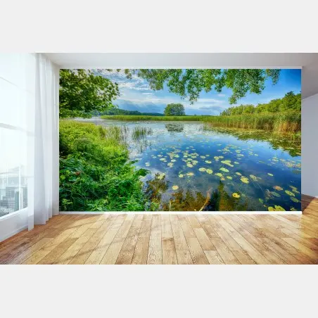 Fototapete sommer am Masurensee – Pixers®