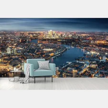 Fototapete nächtliche skyline von London – Pixers®