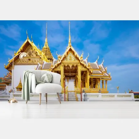 Fototapete goldener pavillon im Grand Palace, Bangkok – Pixers®