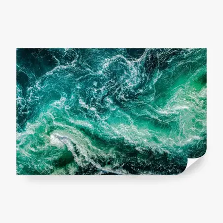 Fototapete maelstrom bei Saltstraumen, Norwegen – Pixers®
