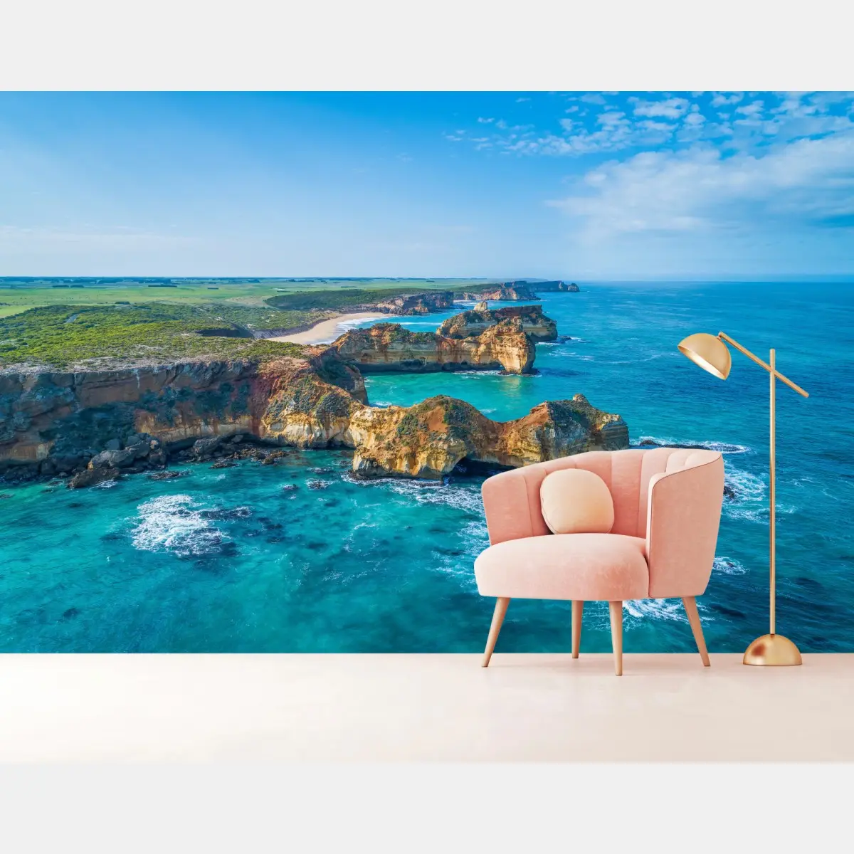 Fototapete Great Ocean Road küstenpanorama – Pixers®
