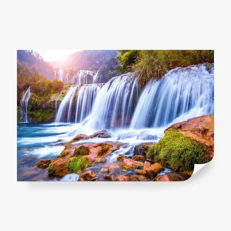 Fototapete Jiulong wasserfall in Luoping, China